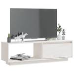 TV-Schrank D214 Weiß - Massivholz - 30 x 34 x 110 cm