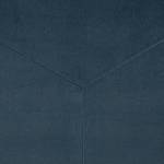 Sitzhocker aus Velours, 50 cm Blau - Textil - 50 x 34 x 50 cm