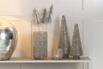 Weihnachtsbaum BGWS Braun - Grau - Silber - Glas - 14 x 39 x 14 cm