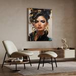 Image PORTRAIT De Femme Style Glamour 60 x 90 x 90 cm