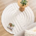 Hochflor Teppich R Carvy Curves Creme - 200 x 200 cm