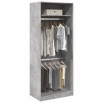 Kleiderschrank 298537-6 Beton Dekor - Breite: 80 cm