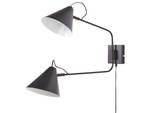 Lampe murale MANDIRI Noir - Métal - 42 x 45 x 42 cm