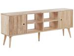 Meuble TV CHANDLER Marron - Bois massif - 145 x 59 x 30 cm