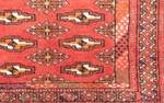 Turkaman - 100x50cm Rot - Naturfaser - 50 x 1 x 100 cm