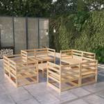 Garten-Lounge-Set Braun - Massivholz - Holzart/Dekor - 70 x 30 x 70 cm