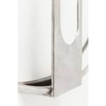 Wanduhr Clip III Silber - 60 x 60 x 10 cm