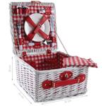 Mini-Picknickkorb für 2 Bestecke "Lova" Naturfaser - 32 x 20 x 32 cm