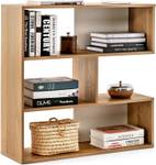 Bücherregal ON32835-3 Braun - Holzwerkstoff - 30 x 84 x 84 cm