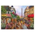 Puzzle Blumen in Paris 1000 Teile Papier - 25 x 5 x 35 cm