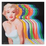 Marilyn Pop Wandbild Bunt Monroe art