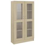 Vitrinenschrank 3005130-2 Eiche Sonoma Dekor - Höhe: 150 cm