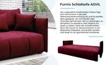 Sofa ASVIL 3-Sitze Monolith 59 Rot