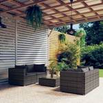 Salon de jardin (lot de 5) 3013630-2 Anthracite - Gris