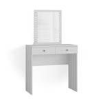 Coiffeuse Elara 38262 Blanc - Bois manufacturé - 80 x 78 x 39 cm