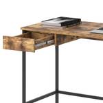 Bureau Fyrk bois antique/noir Noir - Marron - Bois manufacturé - 120 x 75 x 50 cm