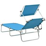 Chaise longue 3005313 Turquoise - Métal - 58 x 27 x 189 cm