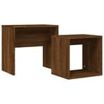 Couchtische 2er Set D506 Eiche Schwarzbraun Dekor