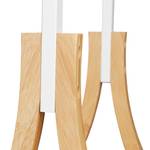 Handtuchhalter stehend dreiarmig Braun - Weiß - Bambus - Kunststoff - 41 x 104 x 29 cm