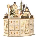 Weihnachts-Adventskalender 830-414 Braun - Holzwerkstoff - 20 x 29 x 25 cm