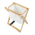 Table de pique-nique Hattfjelldal Beige - Bambou - 48 x 53 x 32 cm