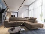 Ecksofa SELVA R-S Beige - Ecke davorstehend rechts