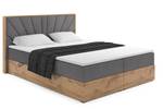 Boxspringbett LOLLY6 Grau - Breite: 149 cm - H4