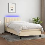 Boxspringbett 3017265-18 Creme - Breite: 100 cm