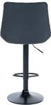 Tabouret de bar Toni Lot de 2 Gris lava