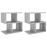 Table de chevet (lot de 2) 3007998_2 Gris minéral - Nombre de pièces dans le lot : 2