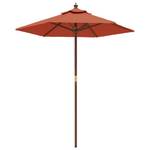 Parasol de jardin 3028551 Brun rouge