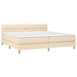 Boxspringbett 3017288-24 Creme - Breite: 200 cm