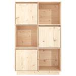 Highboard DE7933 Beige - Massivholz - 35 x 117 x 74 cm