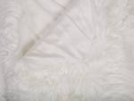 Plaid DELICE Blanc - Largeur : 220 cm