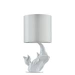 Tischlampe Nashorn 1 Weiß - Metall - 24 x 48 x 24 cm