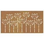 Décoration murale de jardin 824499 Marron - Métal - 55 x 1 x 105 cm