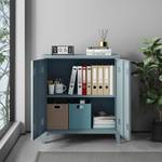 Casier de bureau métallique Oripää Bleu-gris - 80 x 90 cm