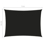 Voile solaire 3016493-5 Noir - 500 x 350 cm