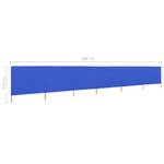 Paravent 3000901-3 Bleu - Textile - 1 x 120 x 800 cm