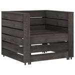 Garten-Lounge-Set Grau - Massivholz - Holzart/Dekor - 70 x 66 x 69 cm