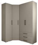 Garderobe Inova 3 Z6 Schwarz - Grau