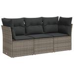 Gartensitzgruppe K5716(3-tlg) Grau - Massivholz - 69 x 62 x 179 cm