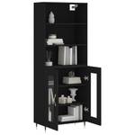 Highboard DE9142 Schwarz - Holzwerkstoff - 34 x 180 x 70 cm