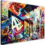 KUNSTDRUCK Vibrant Echoes of the City 60 x 40 cm