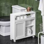 Armoire WC BZR119-W Blanc - Bois manufacturé - 20 x 70 x 65 cm