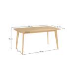 Tables & Bureau Oman Marron - Bois massif - 150 x 75 x 90 cm