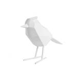 Statue Origami Oiseau Polyrésine - Blanc