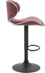 Tabouret de bar Las Vegas v2 Lot de 2 Bordeaux - Noir