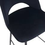 Tabouret de bar Pénélope (Lot de 2) Noir