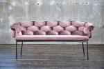 Bank MONTY Sitzbank Velvet Pink - 160 x 78 cm